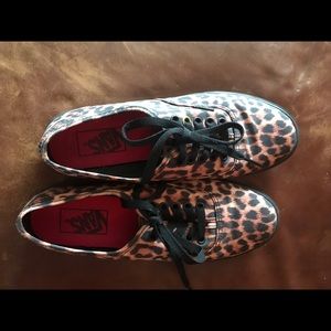 Leopard Vans Sneakers Size 7.5